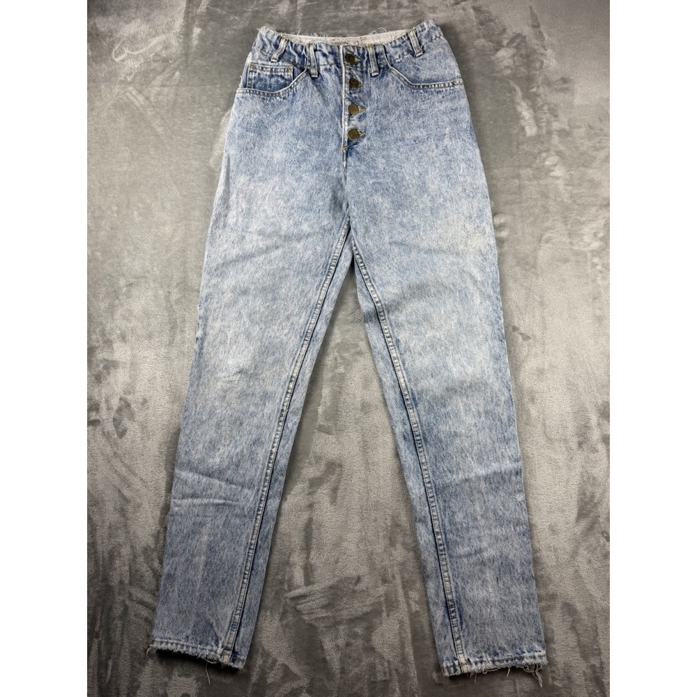 Vintage Guess Jeans Womens 27 George Marciano High‎ Rise ButtonFly Mom Acid USA